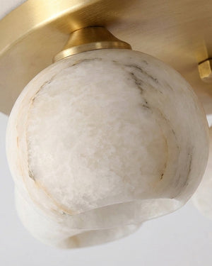 Hailie Alabaster Flush Mount