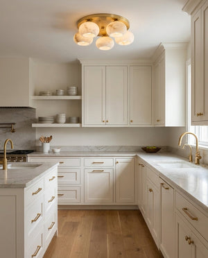 Hailie Alabaster Flush Mount