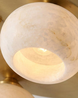 Hailie Alabaster Flush Mount