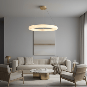 Halo di Pietra Alabaster Chandelier