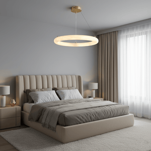 Halo di Pietra Alabaster Chandelier