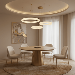 Halo di Pietra Alabaster Chandelier