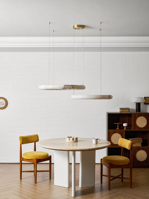 Halo di Pietra Alabaster Chandelier