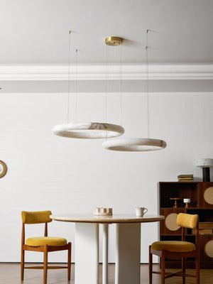 Halo di Pietra Alabaster Chandelier