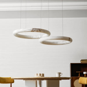 Halo di Pietra Alabaster Chandelier