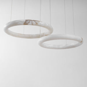 Halo di Pietra Alabaster Chandelier