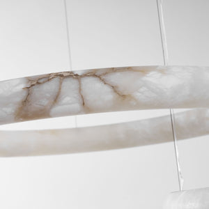 Halo di Pietra Alabaster Chandelier