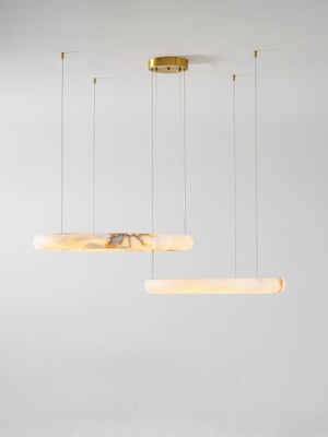 Halo di Pietra Alabaster Chandelier