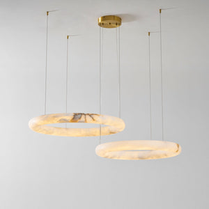 Halo di Pietra Alabaster Chandelier