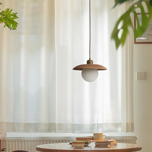 Halo Oak Pendant Lamp