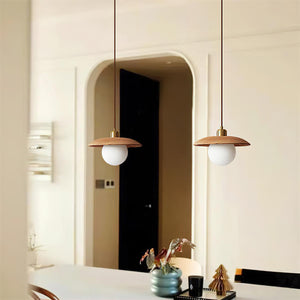 Halo Oak Pendant Lamp