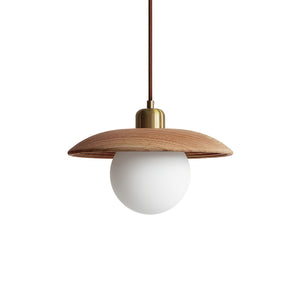 Halo Oak Pendant Lamp