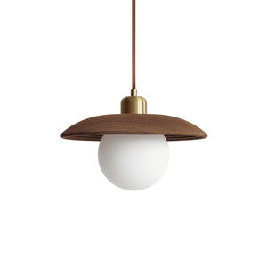 Halo Oak Pendant Lamp