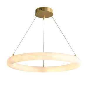 Halo di Pietra Alabaster Chandelier