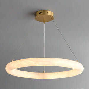 Halo di Pietra Alabaster Chandelier