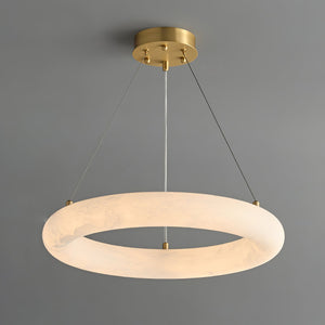 Halo di Pietra Alabaster Chandelier