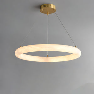 Halo di Pietra Alabaster Chandelier
