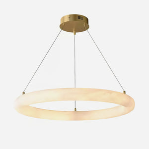 Halo di Pietra Alabaster Chandelier