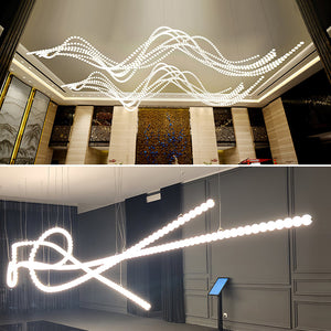 Halti Necklace Acrylic Chandelier