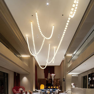 Halti Necklace Acrylic Chandelier