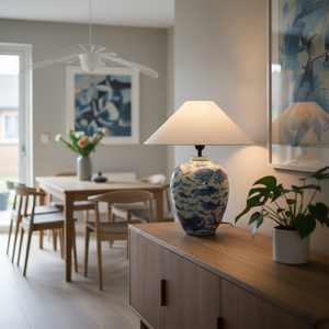 Hamlet Blue Table Lamp