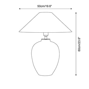 Hamlet Blue Table Lamp
