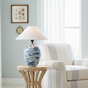 Hamlet Blue Table Lamp