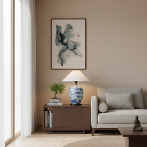 Hamlet Blue Table Lamp