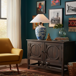 Hamlet Blue Table Lamp