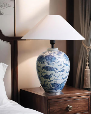 Hamlet Blue Table Lamp