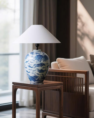 Hamlet Blue Table Lamp