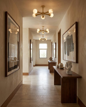 Hedra Alabaster Flush Mount Ceiling Light