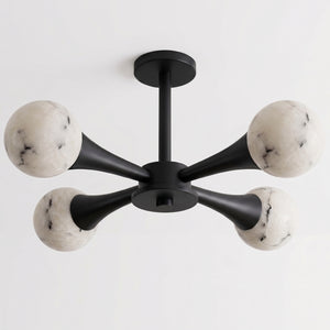 Hedra Alabaster Flush Mount Ceiling Light