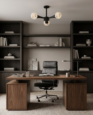 Hedra Alabaster Flush Mount Ceiling Light
