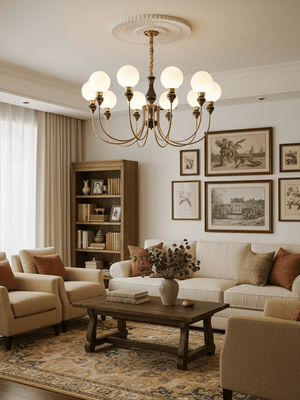 Helena Curve Chandelier
