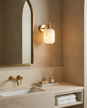 Henry Alabaster Wall Sconce