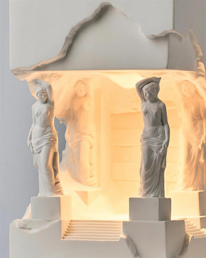 Hera Plaster Recessed Wall Light
