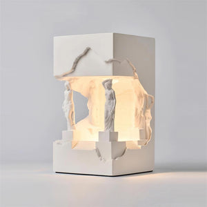 Hera Plaster Recessed Wall Light