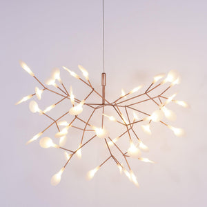 Rose Gold Firefly LED Chandelier