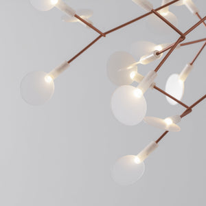 Rose Gold Firefly LED Chandelier