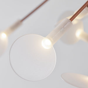 Rose Gold Firefly LED Chandelier