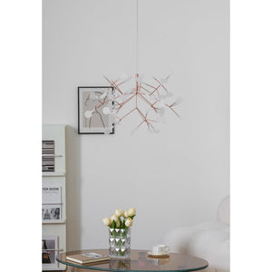Rose Gold Firefly LED Chandelier