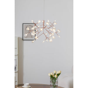 Rose Gold Firefly LED Chandelier