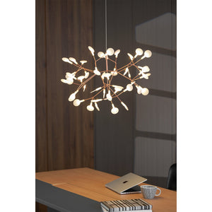 Rose Gold Firefly LED Chandelier