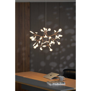 Rose Gold Firefly LED Chandelier