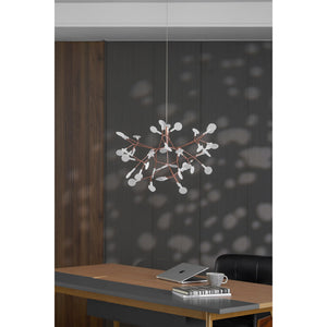 Rose Gold Firefly LED Chandelier