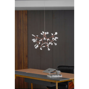 Rose Gold Firefly LED Chandelier