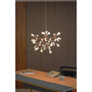 Rose Gold Firefly LED Chandelier