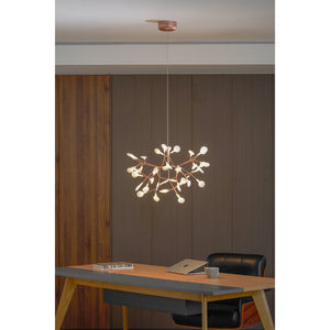 Rose Gold Firefly LED Chandelier