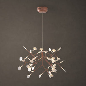 Rose Gold Firefly LED Chandelier